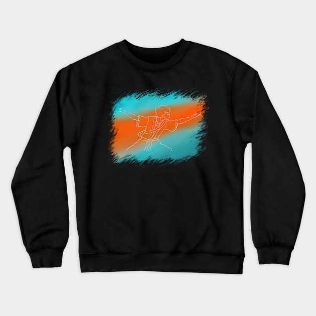 The Dancing Dragon Crewneck Sweatshirt by sarcasmic